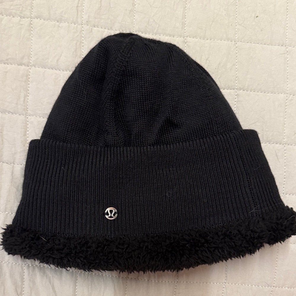 lululemon athletica Black Knit Hat